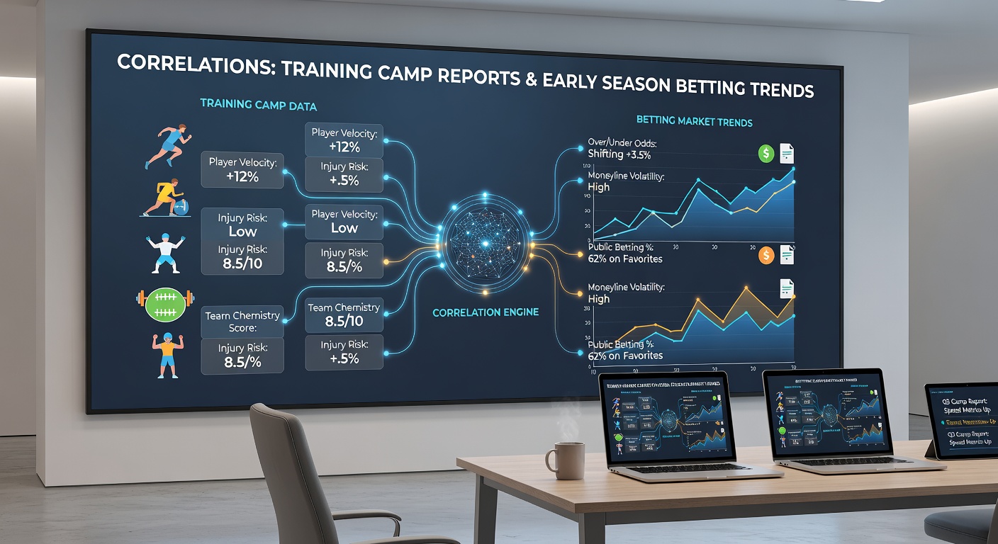 Athletes training in a camp setting with performance tracking equipment visible